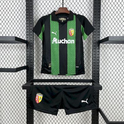 Kids Kit Lens Away 2025/2026 Season Football Jersey Sports Shirt