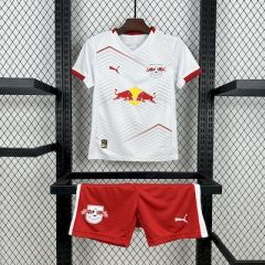Kids Kit RB Leipzig Home 2025/2026 Season Football Jersey Sports Shirt