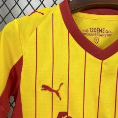 Kids Kit Lens Home 2025/2026 Season Football Jersey Sports Shirt