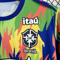 Brazil Pre-match training 2025/2026 New Season Football Jersey Sports Shirt