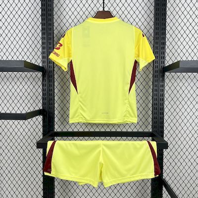 Kids Kit Benfica Yellow Goalkeeper 2025/2026 New Season Football Jersey Sports Shirt