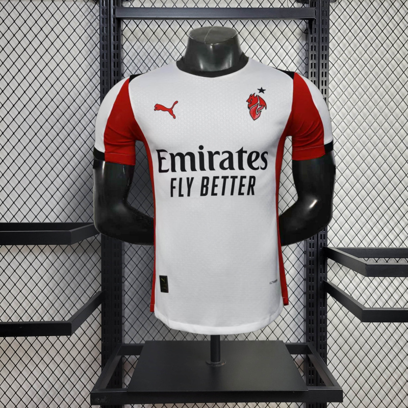 Player AC Milan away 2025/2026 New Season Football Jersey Sports Shirt