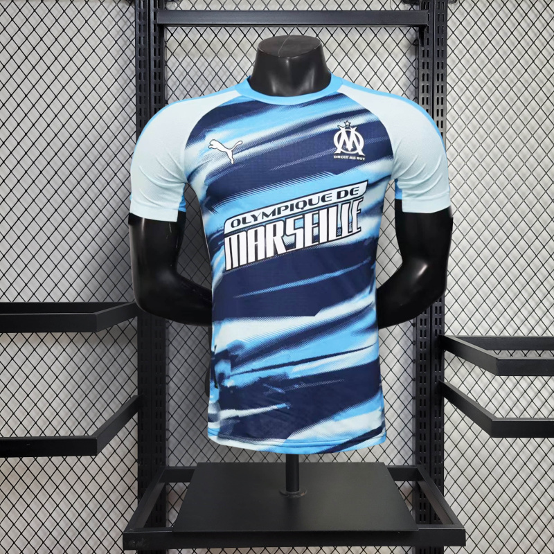 Player Marseille Training Jersey 2025/2026 New Season Football Jersey Sports Shirt