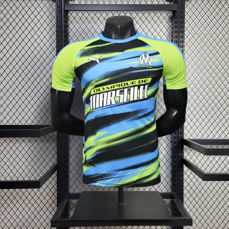Player Marseille Training Jersey 2025/2026 New Season Football Jersey Sports Shirt
