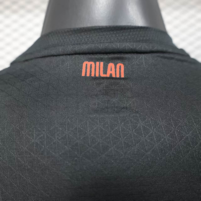 Player AC Milan Home Long Sleeve 2025/2026 Season Football Jersey Sports Shirt