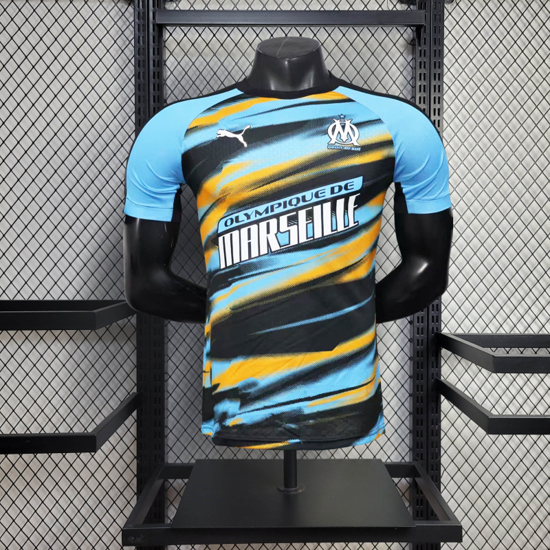 Player Marseille Training Jersey 2025/2026 New Season Football Jersey Sports Shirt