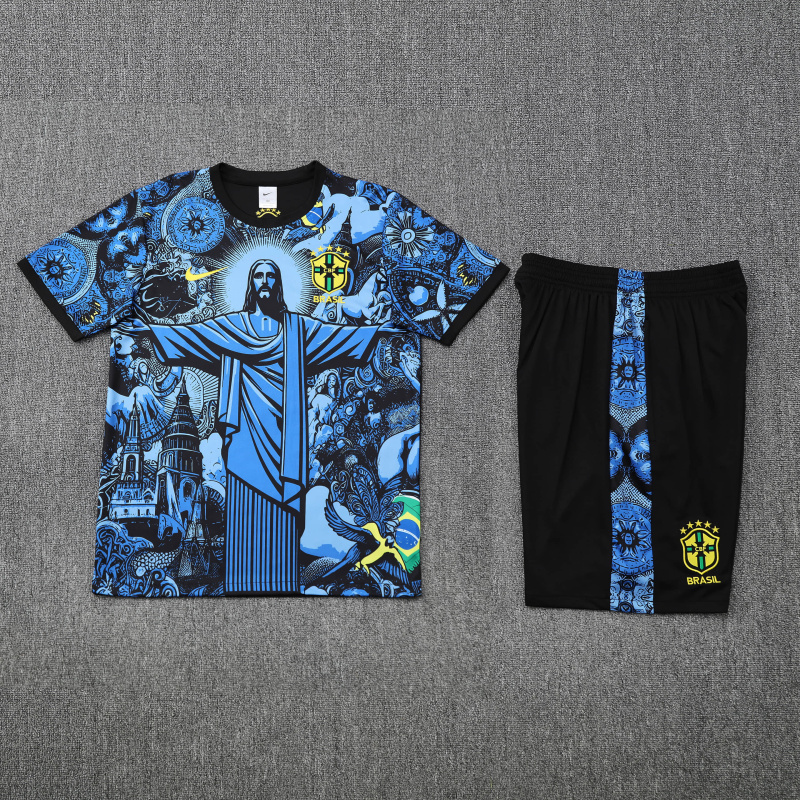 Brazil Short sleeve training kit 2025/2026 new season Football Jersey Sports shirt