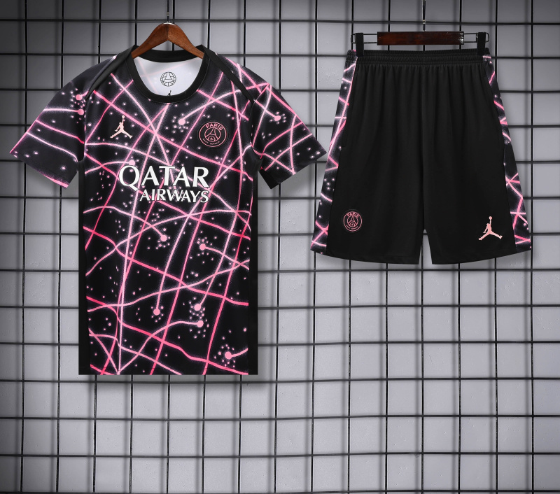 PSG Short sleeve training kit 2025/2026 new season Football Jersey Sports shirt
