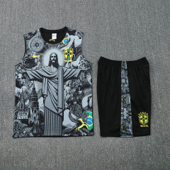 Brazil Short sleeve training kit 2025/2026 new season Football Jersey Sports shirt