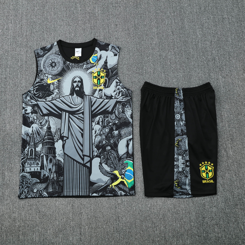 Brazil Short sleeve training kit 2025/2026 new season Football Jersey Sports shirt