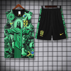 Brazil Short sleeve training kit 2025/2026 new season Football Jersey Sports shirt