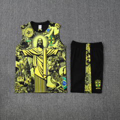 Brazil Short sleeve training kit 2025/2026 new season Football Jersey Sports shirt