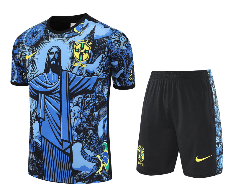 Brazil Short sleeve training kit 2025/2026 new season Football Jersey Sports shirt