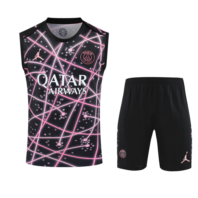 PSG Short sleeve training kit 2025/2026 new season Football Jersey Sports shirt
