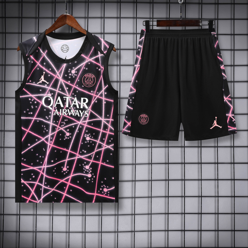PSG Short sleeve training kit 2025/2026 new season Football Jersey Sports shirt