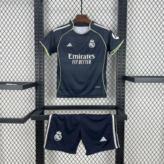 KIDS Real Madrid Away 2025/2026 shirt+shorts+sock kit Football team shirt Jersey
