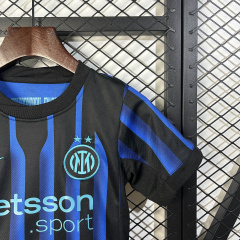 KIDS Inter Milan Home 2025/2026 shirt+shorts+sock kit Football team shirt Jersey