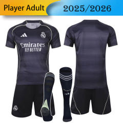 Player Real Madrid Away 2025/2026 shirt+shorts+sock kit Football team shirt Jersey
