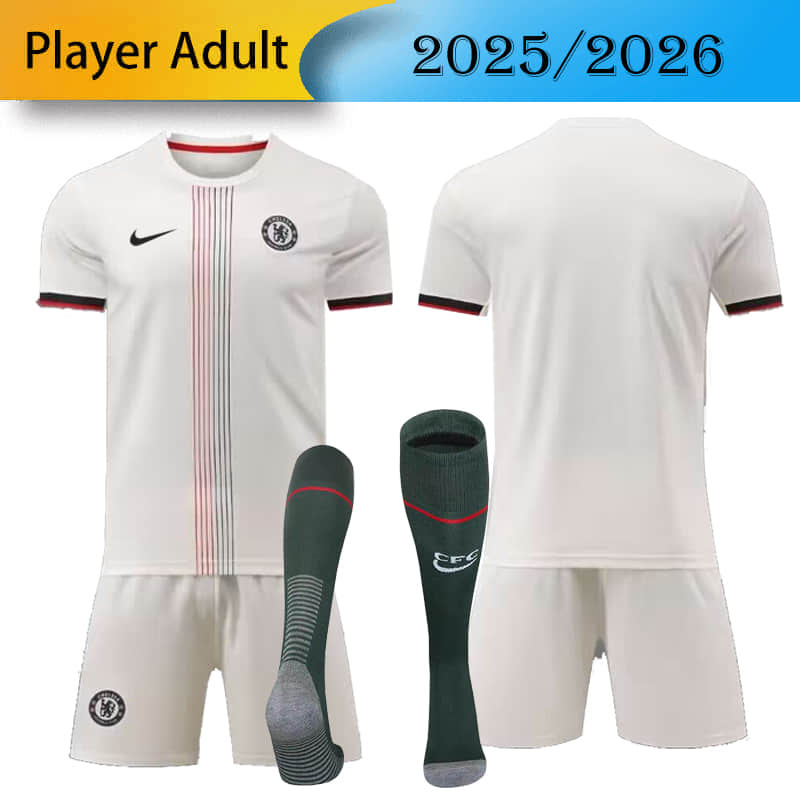 Player Chelsea away 2025/2026 shirt+shorts+sock kit Football team shirt Jersey