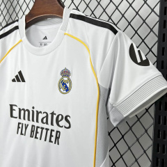 KIDS Real Madrid home 2025/2026 shirt+shorts+sock kit Football team shirt Jersey