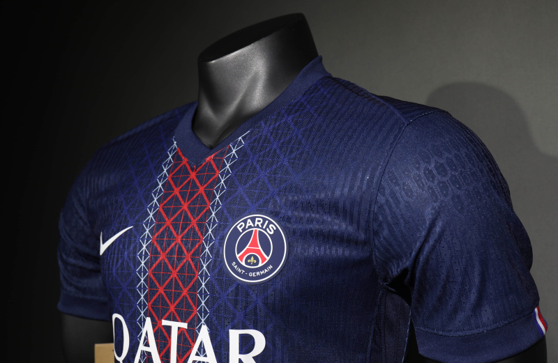 Player PSG home ground 2025/2026 shirt+shorts+sock kit Football team shirt Jersey