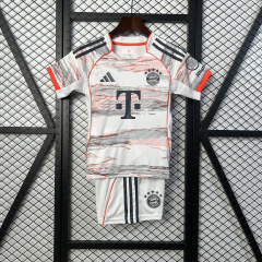 KIDS Bayern Munich away 2025/2026 shirt+shorts+sock kit Football team shirt Jersey