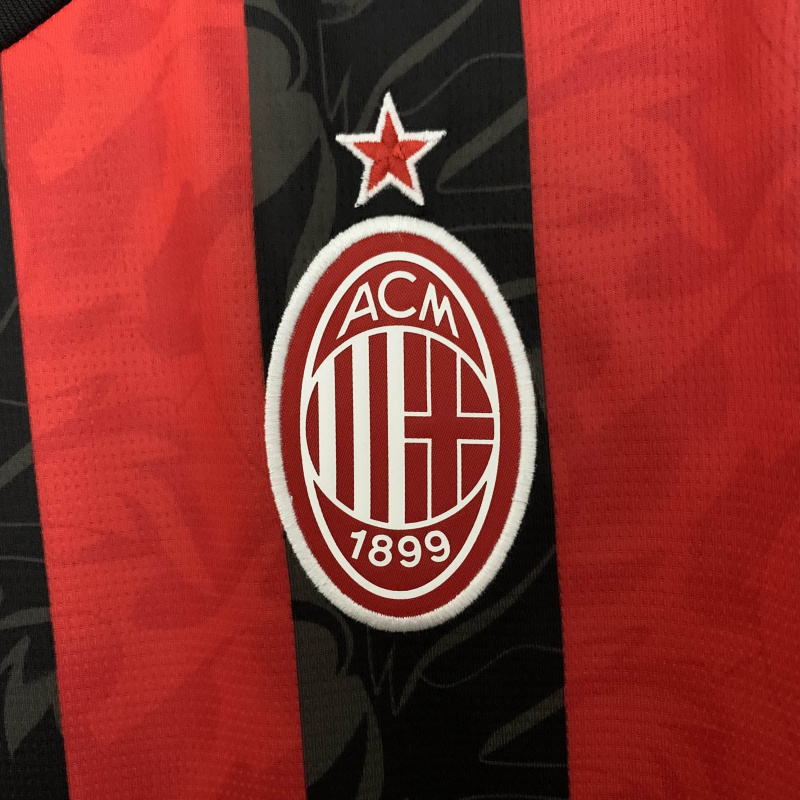 AC Milan home 2025/2026 shirt+shorts+socks kit Football team shirt Jersey