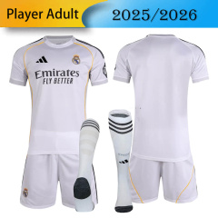 Player Real Madrid home 2025/2026 shirt+shorts+sock kit Football team shirt Jersey