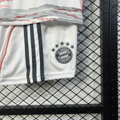 KIDS Bayern Munich away 2025/2026 shirt+shorts+sock kit Football team shirt Jersey