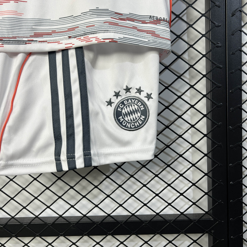 KIDS Bayern Munich away 2025/2026 shirt+shorts+sock kit Football team shirt Jersey