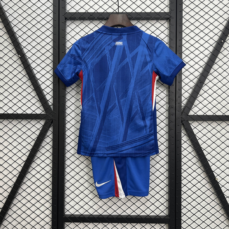 KIDS Chelsea home 2025/2026 shirt+shorts+sock kit Football team shirt Jersey