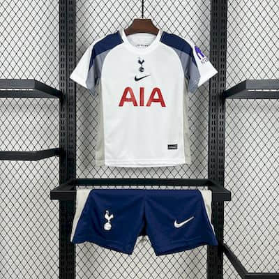 KIDS Tottenham Hotspur home 2025/2026 shirt+shorts+sock kit Football team shirt Jersey