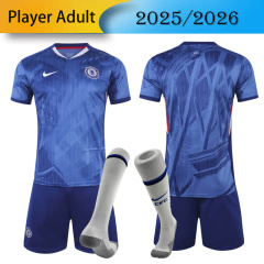 Player Chelsea home 2025/2026 shirt+shorts+sock kit Football team shirt Jersey
