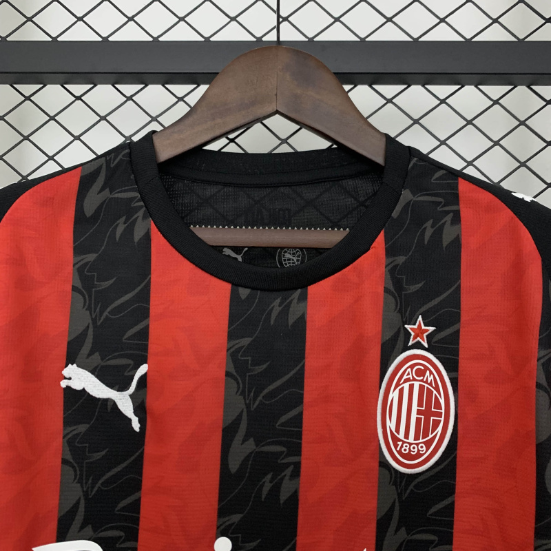 AC Milan home 2025/2026 shirt+shorts+socks kit Football team shirt Jersey