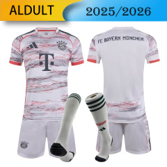 Bayern Munich away 2025/2026 shirt+shorts+sock kit Football team shirt Jersey