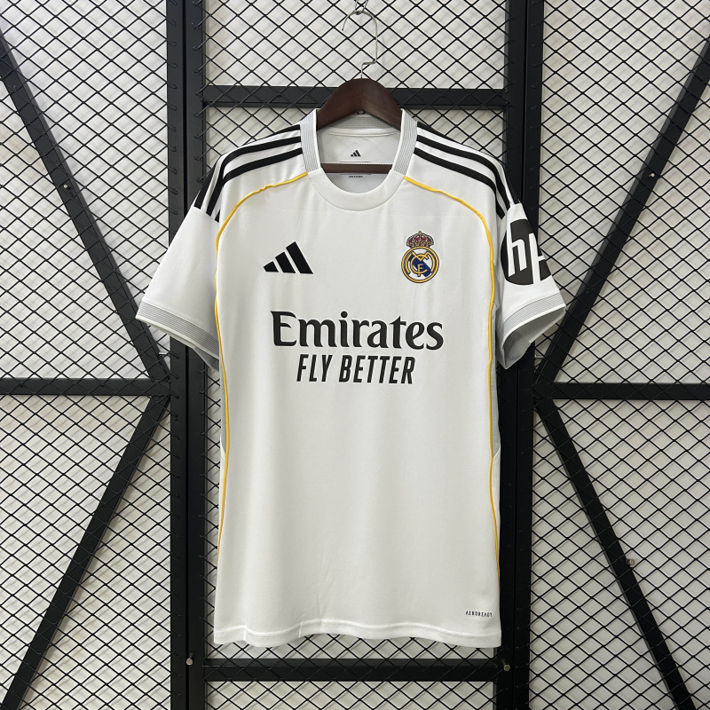 Real Madrid home 2025/2026 shirt+shorts+sock kit Football team shirt Jersey