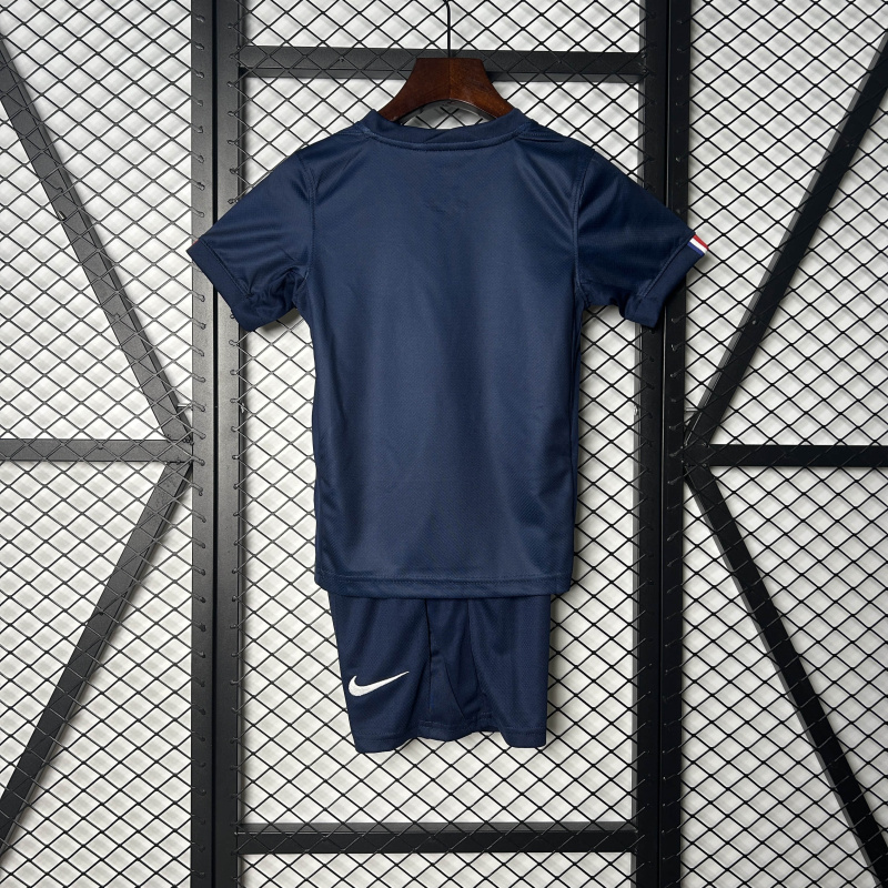 KIDS PSG home 2025/2026 shirt+shorts+sock kit Football team shirt Jersey