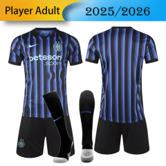 Player Inter Milan Home 2025/2026 shirt+shorts+sock kit Football team shirt Jersey