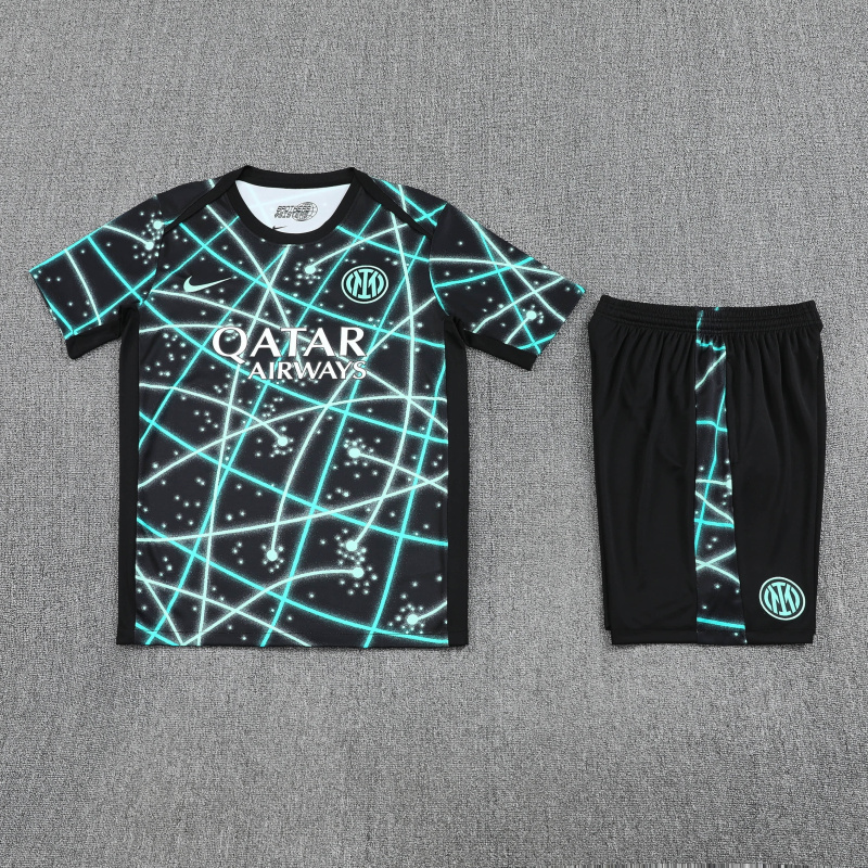 Inter Milan Short sleeve training kit 2025/2026 new season Football Jersey Sports shirt