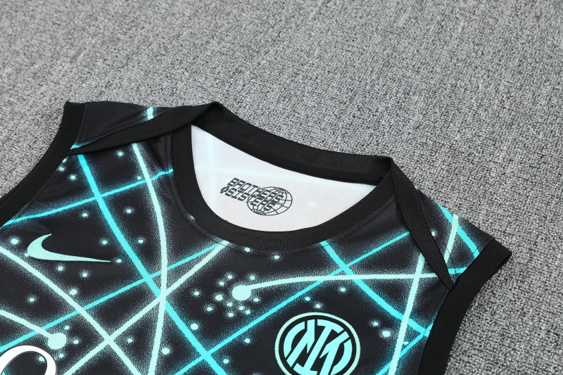Inter Milan vest Short sleeve training kit 2025/2026 new season Football Jersey Sports shirt