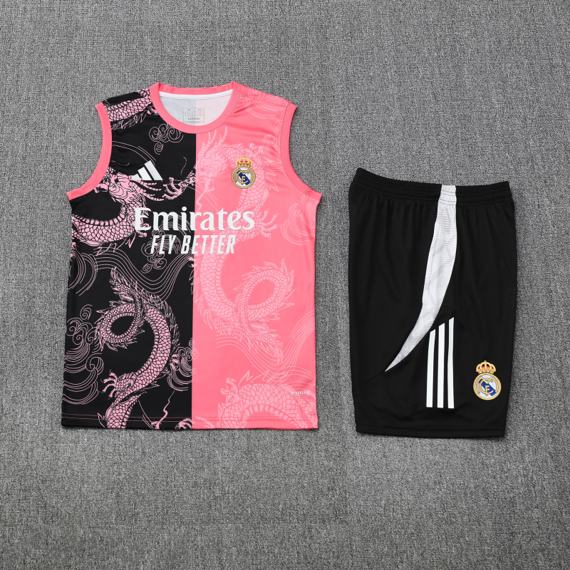 Real Madrid vest Short sleeve training kit 2025/2026 new season Football Jersey Sports shirt
