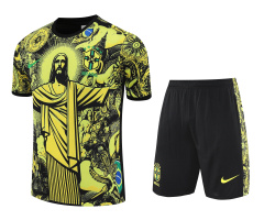 Brazil Short sleeve training kit 2025/2026 new season Football Jersey Sports shirt