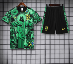 Brazil Short sleeve training kit 2025/2026 new season Football Jersey Sports shirt