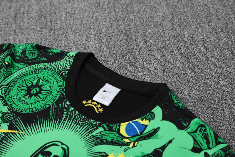 Brazil Short sleeve training kit 2025/2026 new season Football Jersey Sports shirt