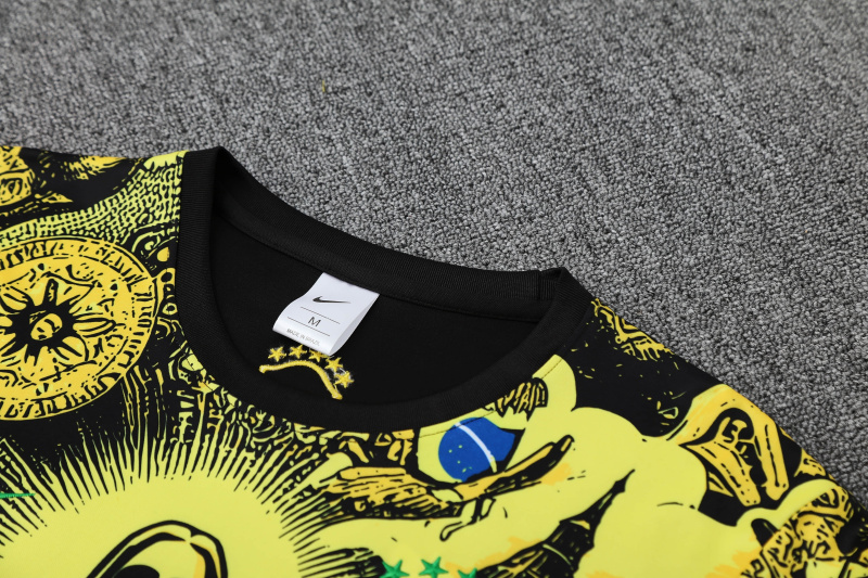 Brazil Short sleeve training kit 2025/2026 new season Football Jersey Sports shirt