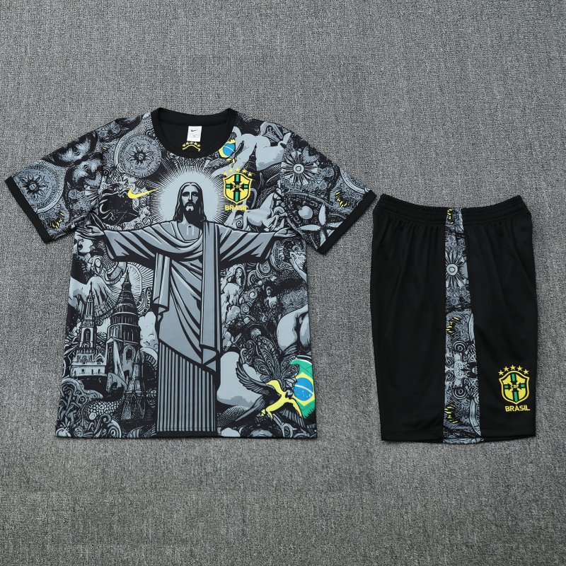 Brazil Short sleeve training kit 2025/2026 new season Football Jersey Sports shirt