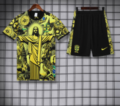 Brazil Short sleeve training kit 2025/2026 new season Football Jersey Sports shirt