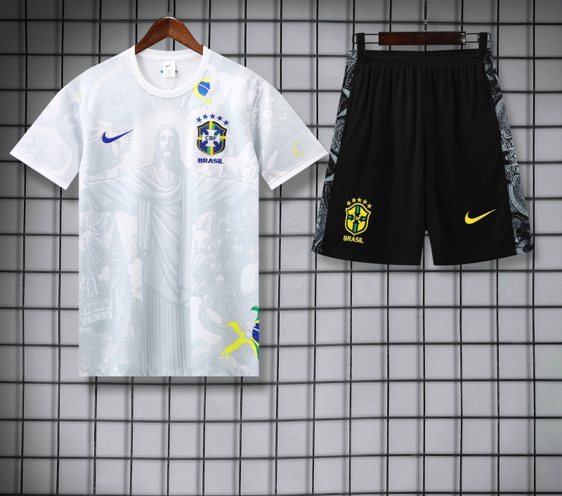 Brazil  Short sleeve training kit 2025/2026 new season Football Jersey Sports shirt