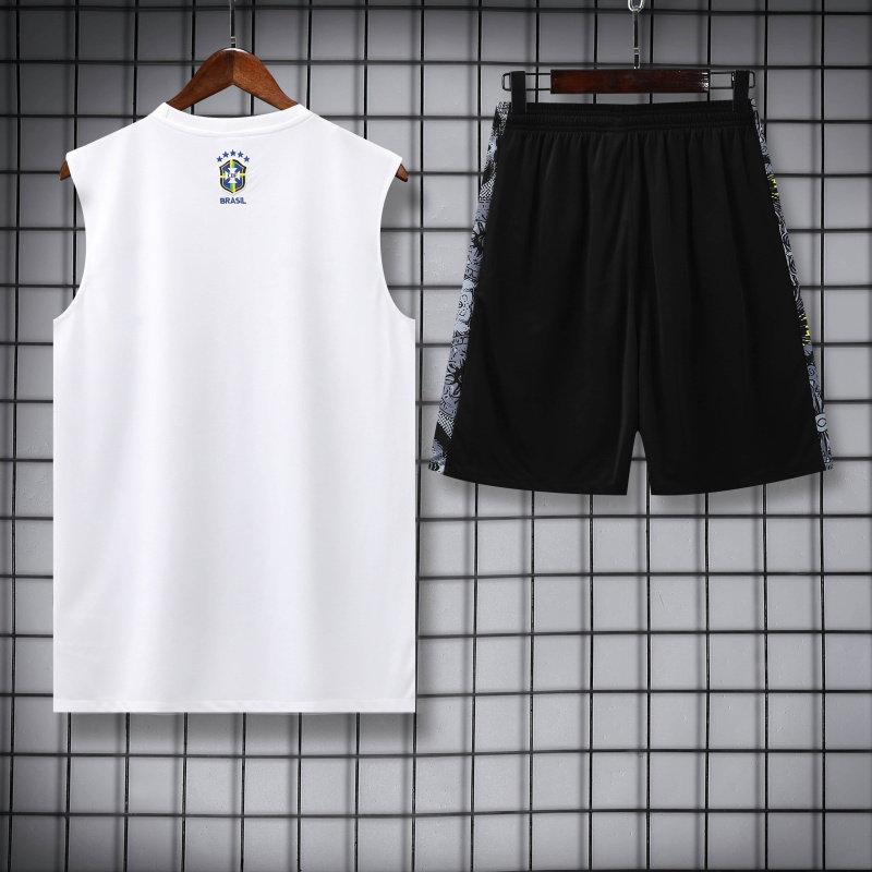 Brazil vest Short sleeve training kit 2025/2026 new season Football Jersey Sports shirt