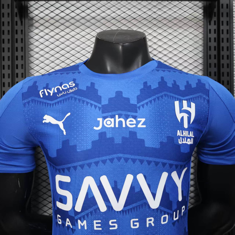 Player Al Hilal Riyadh 2025/2026 New Season Football Jersey Sports Shirt